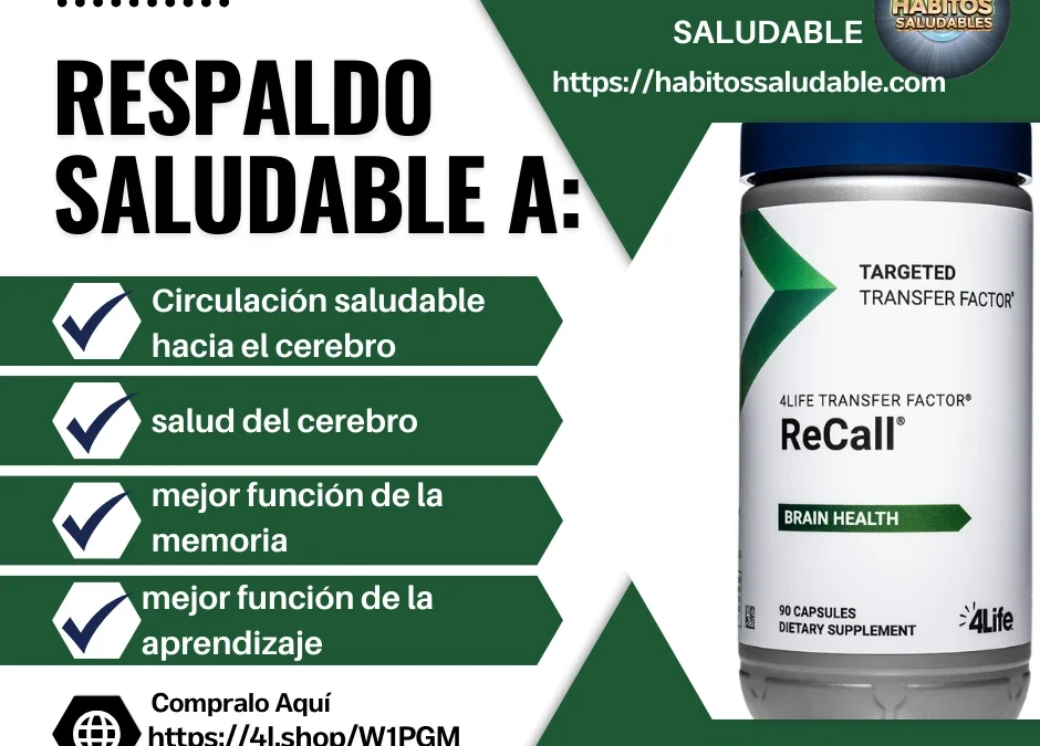 4Life Transfer Factor ReCall para la salud del cerebro
