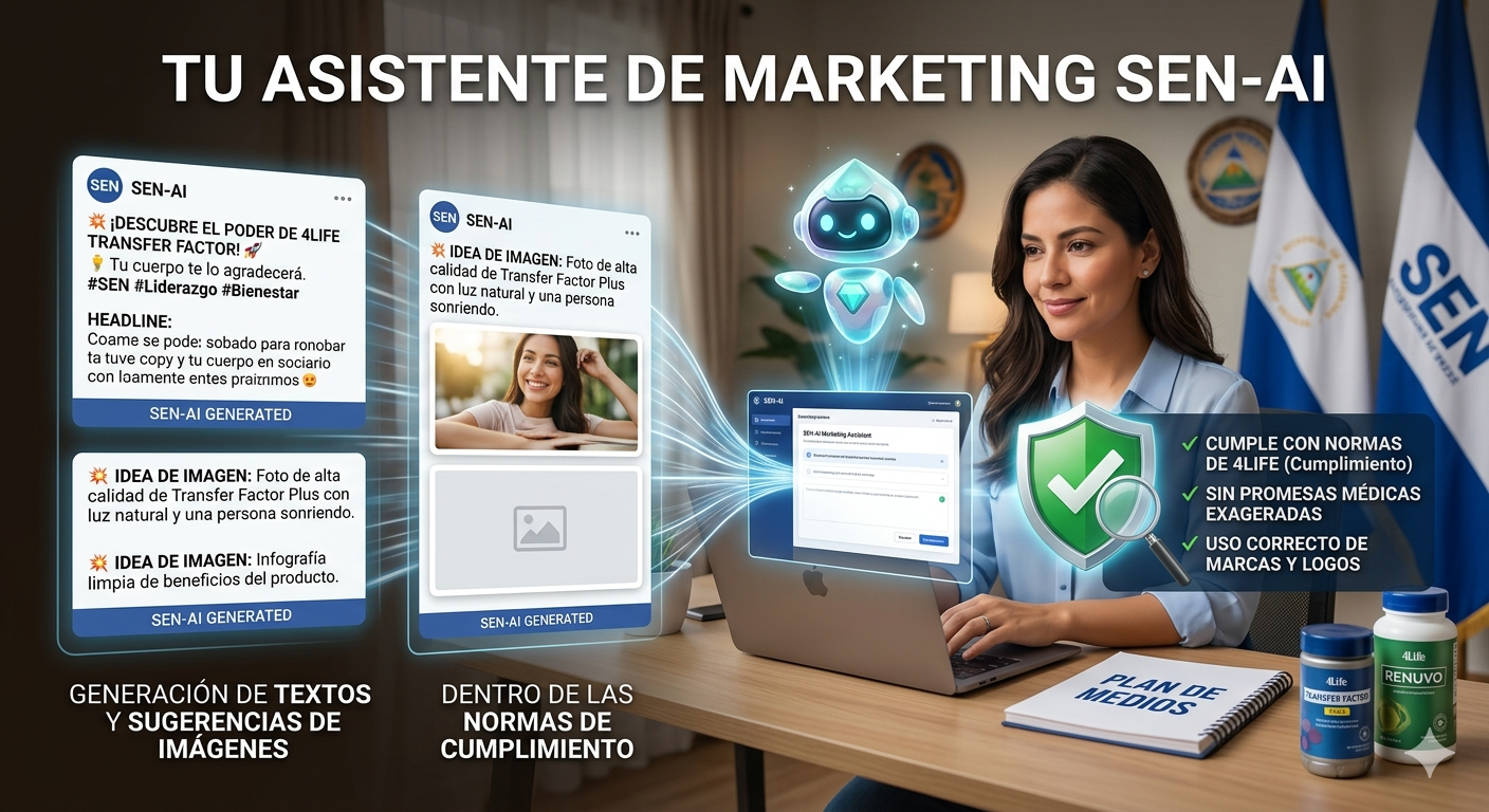 Publicidad 4Life con AI habitossaludable.com SEN
