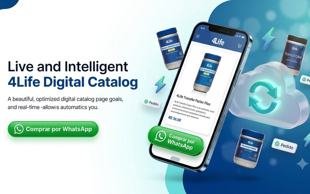 ¿Cansado de enviar catálogos 4Life en PDF desactualizados que no cierran ventas?
